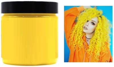 Wonholli Matte Hairstyle Washable Treatment Yellow Wax , YELLOW