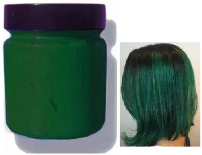 Latixmat Temporary hair coloring washable dark green hair color , dark green