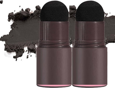YAWI New 2 In 1 Eyebrow & Hairline Stamp Shadow Powder Eyebrow Powder stick 20 g(black)