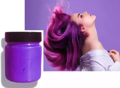 GFSU - GO FOR SOMETHING UNIQUE Silver temporary hair color wax (100 g) , PURPLE