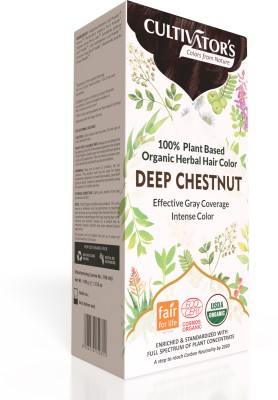 Cultivator's Organic Herbal Hair Color , Deep Chestnut
