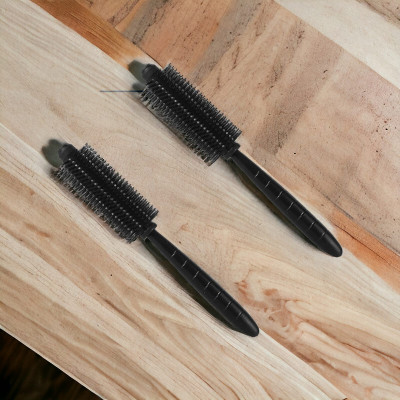 MICLAC Professional round comb for men,Curling Round comb for girls 2pcs