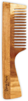 Greenloverstore Ayurvedic Oil Treated Neem Wooden Handle Comb | Anti Hair Fall & Dandruff