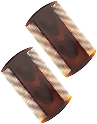 MICLAC Lice Comb Effective Lice And Nits Removal Comb (Multicolor,2PCS)