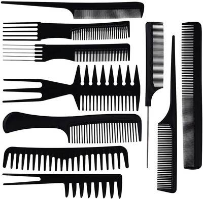 LOVHIDE 10Pcs Hair Stylists Styling Comb | Professional Hair Comb Set | Styling Comb Set