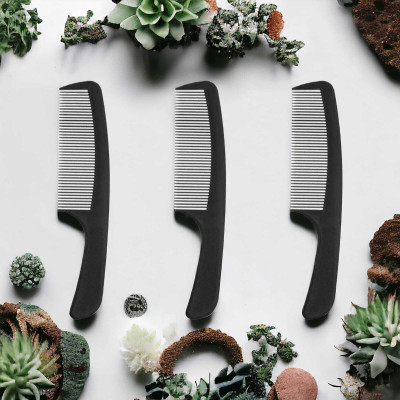 MICLAC Pocket combs with handle for women (pack of 3)