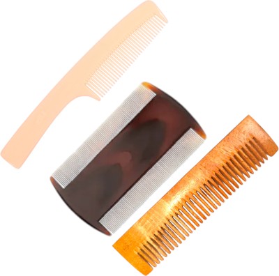 MICLAC Natural Bristle Baby Comb Set: Soft and Pain-Free Grooming