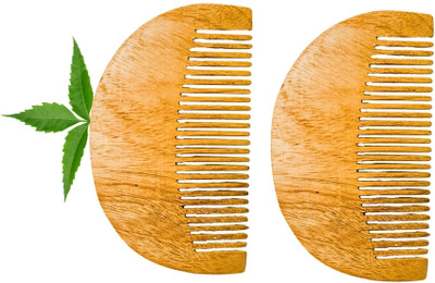 MICLAC Easy Beard Detangling Comb Comb for Blood Circulation & Beard Growth 2PCS
