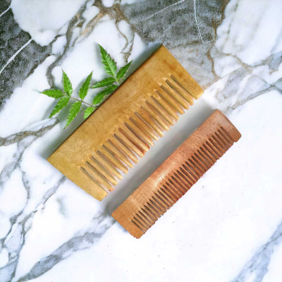 MICLAC Kachi neem Small Shampoo And Pocket Comb Combo for men