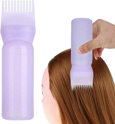 Anystar Oil Applicator Comb Bottle for Hair Oiling Scalp Massager Refillable 1 pcs