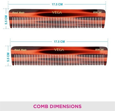 VEGA Dressing Comb - HMC-04 Pack of 2