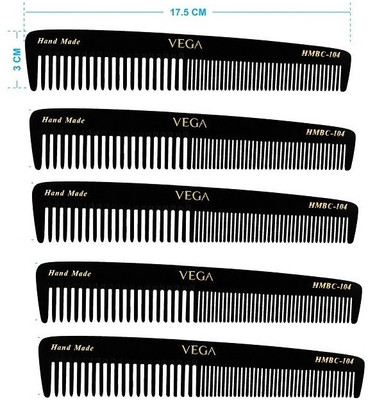 VEGA Graduated Dressing Comb - HMBC-104 Pack of 5