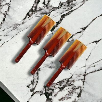 MICLAC Round teeth - Smooth on scalp,Dressing Combs - For Men & Women 3Pcs