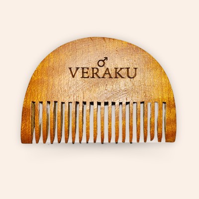 veraku Neem Wood Beard Comb