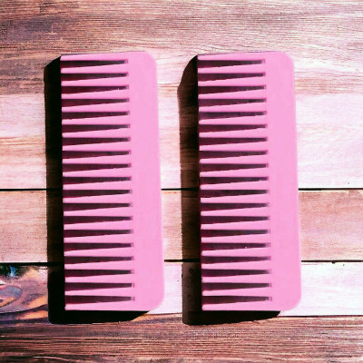 MICLAC Wide tooth comb for men hair styling || Wide toothed comb for men 2pcs