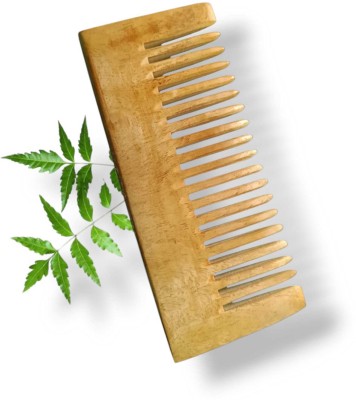 MICLAC Barber comb - 1Pcs, Wooden Wide Tooth Comb