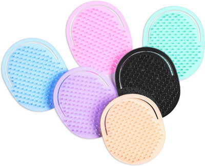 Zodiac Pocket Comb For Men Hair Scalp Massager Wide Tooth Comb 6Pcs (Multicolor)