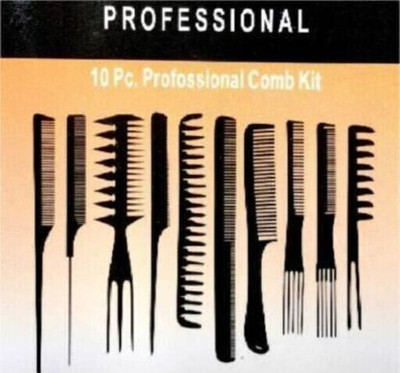 beauty bounty 10 Pcs Hair Cutting Comb Set/Salon Accessories Combo For Hairdressing