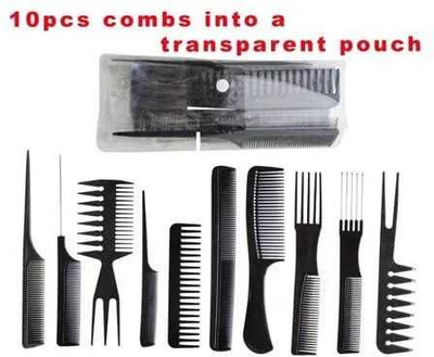 Mecovip Set of 10 Professional Hair Cutting & Styling combo set