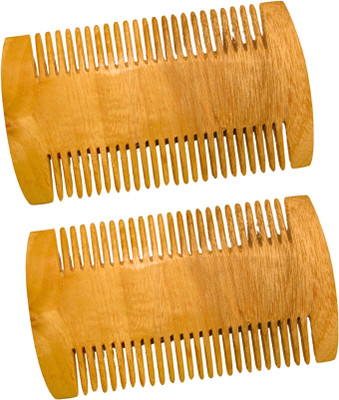 MICLAC Lice comb Neem Wooden single piece - Pack Of 2