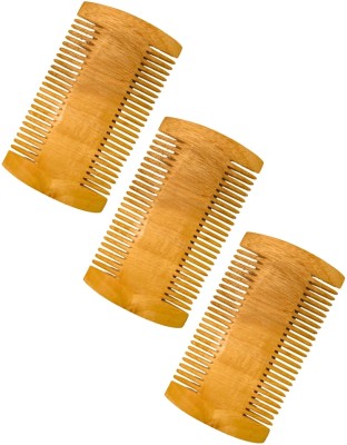 MICLAC Neem Wooden Kid-Safe Lice Removal Comb 3PCS