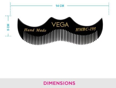 VEGA Moustache Comb - HMBC-195 Pack of 1