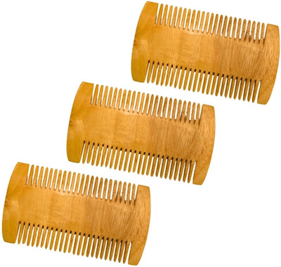 MICLAC Neem Wooden Compact and Lightweight Lice Removal Tool 3PCS