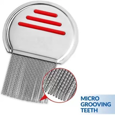 Sarbeau Stainless Steel Lice Treatment Comb for Head Lice Remover Lice Egg Removal Comb