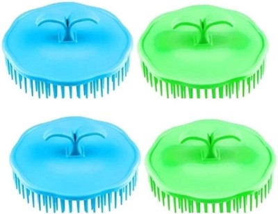 DHASRAM Hair comb for men,Round ,Plastic,.Pocket Comb-Pack of 4