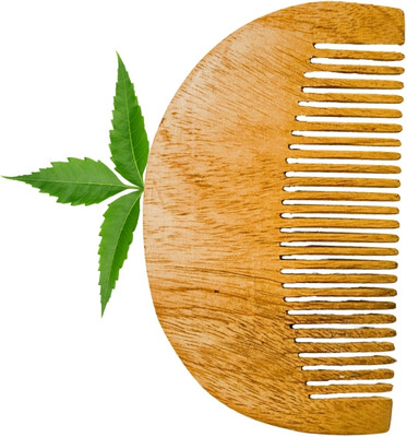 MICLAC Neem Comb for Beard No Chemical Beard Comb 1PCS