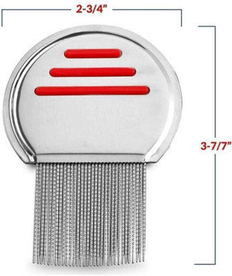 GLOW FIRST Lice Comb For Women And Kids Stainless Steel Lice Terminator Lice Comb