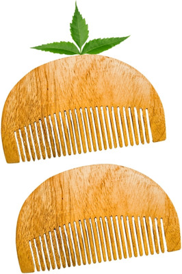 MICLAC Pocket-size Elegant Comb Beard Care Styling Comb 2PCS