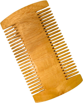 MICLAC Fine Tooth Neem Wooden Lice Comb Design for Safe Use 1PCS