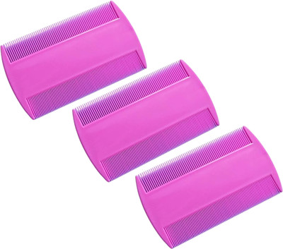 MICLAC Terminator Lice Comb and Nit Comb (Multicolor,3PCS)