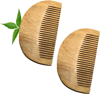 MICLAC Pocket Size Beard Grooming Comb 2PCS