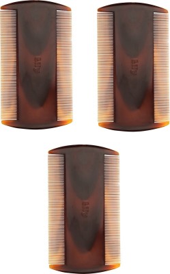 LILY Lice Hair Combs for Kids, Men & Women, Pack of 3