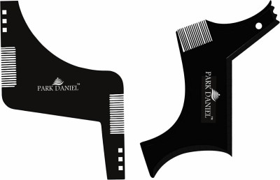 PARK DANIEL Boomerang Z & Boomerang Line Shaper Beard Shaper Comb for Styling Combo of 2