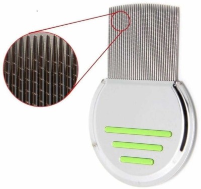 MakeuPia Lice Comb Nit Hair Rid Headlice Superdensity Stainless Steel Metal Teeth (1 Pcs)