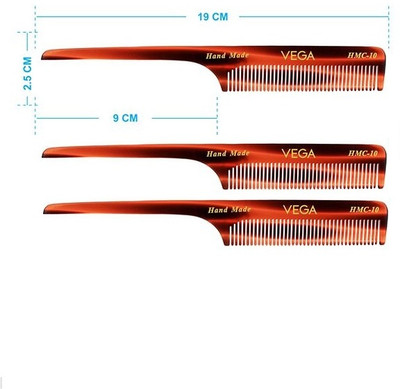 VEGA Tail Comb - HMC-10 Pack of 3