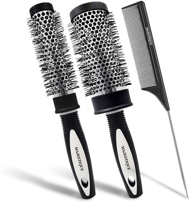 vogueNaura Blow Dryer Brush & Tail Comb Combo