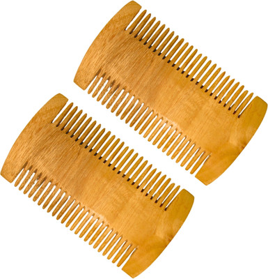MICLAC Lice removal comb Neem Wooden - Pack Of 2