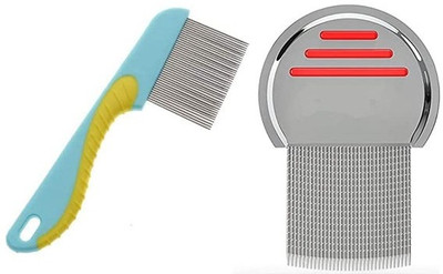 Jetrive Steel Louse and Nit Comb for Head Lice Treatment, Removes Nits Handle Lice Comb