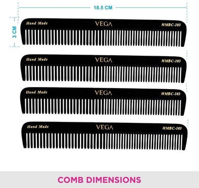 VEGA Dressing Comb - HMBC-103 Pack of 4