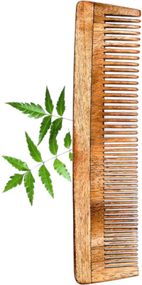 MICLAC Comb applicator - 1Pcs, Wooden Dual Tooth Comb