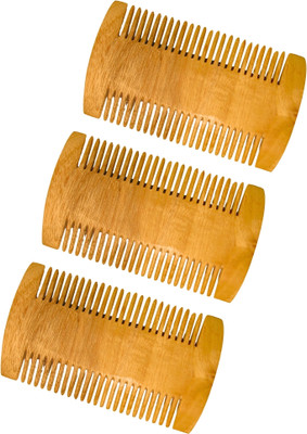MICLAC Head lice comb eggs remover Neem Wooden - Pack Of 3