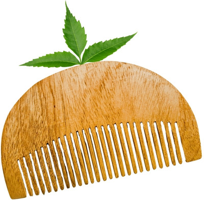 MICLAC Home And Salon Use neem Comb for Beard Beard Grooming Comb 1PCS