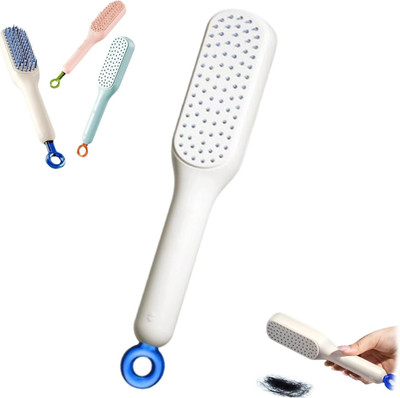 Onnly Equipps Self-Cleaning Anti-Static Massage Comb | One-pull Clean Massage Comb