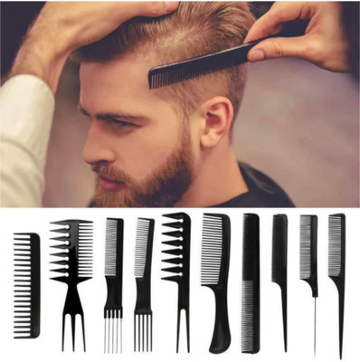 ghorela Professional Multipurpose 10 Pcs Hair Comb Set