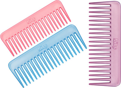 LILY Wide Teeth Shampoo Combs for Women,