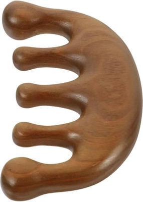 Fegor Wooden Scalp Massager Comb | Wide Tooth Anti-Static Hair Comb Pack of 1